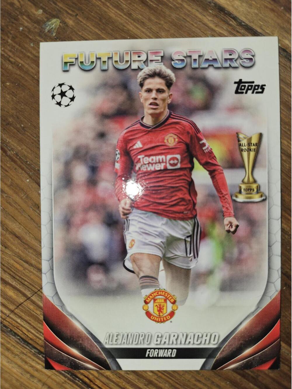 2023-24 Topps UEFA Club Competitons #115 ALEJANDRO GARNACHO ManU Future Stars